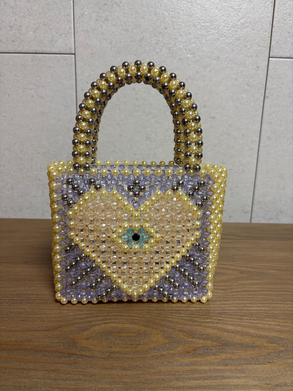 비즈 하트 백 상품이미지1