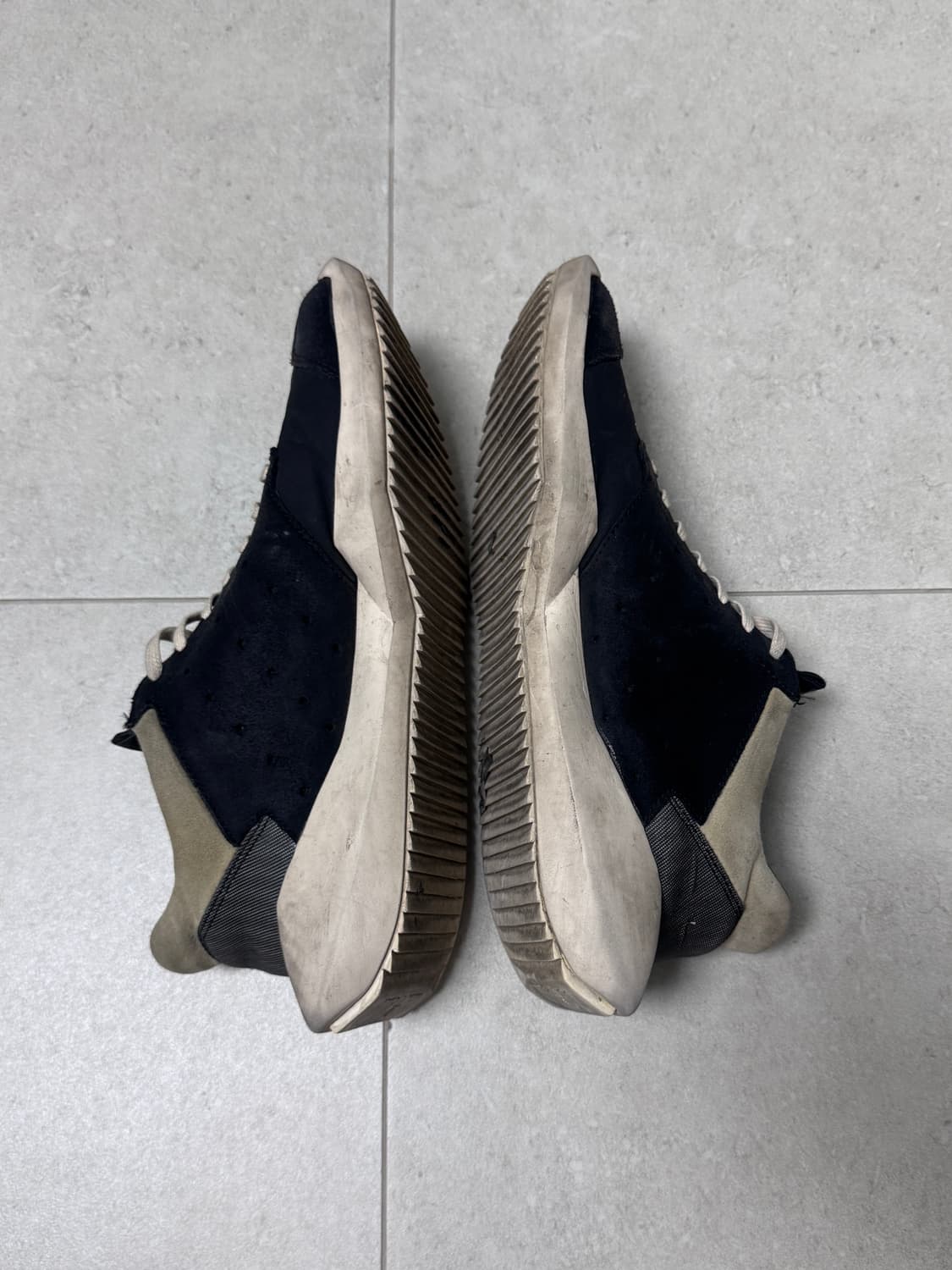 Rickowens 테크러너 검흰 (260-265) 상품이미지5