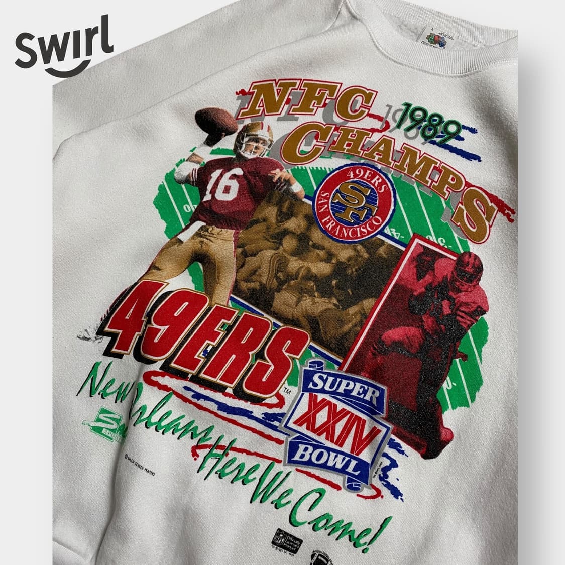 🌊1989 49ers champions sweatshirts 상품이미지3