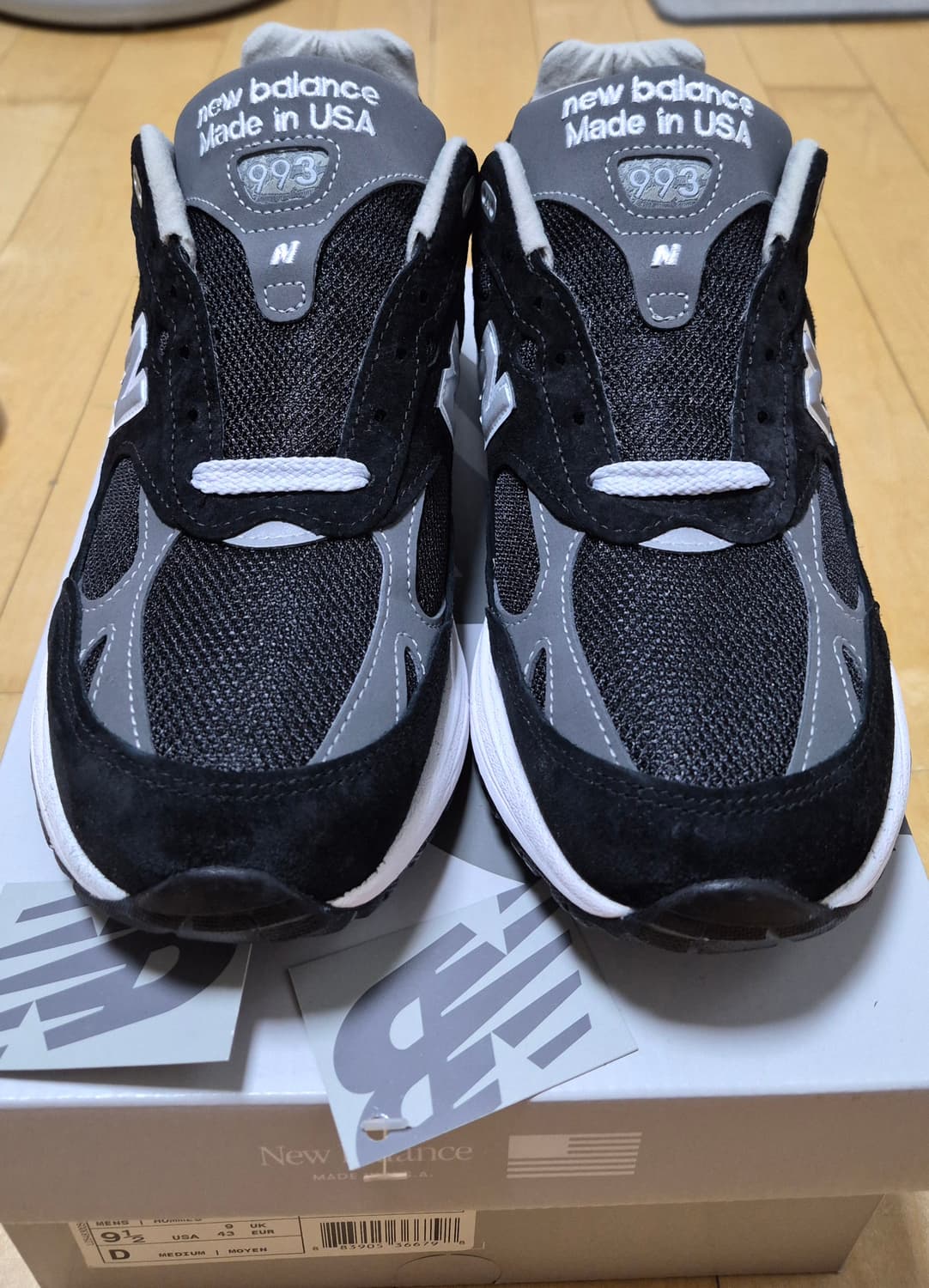 (275)뉴발란스 993 블랙 그레이 상품이미지2