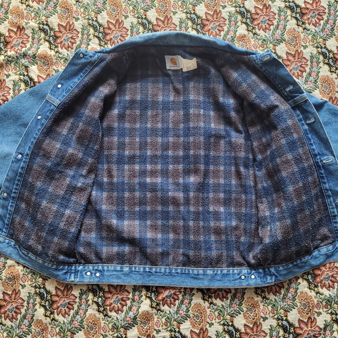 vtg 칼하트 데님 자켓 상품이미지6