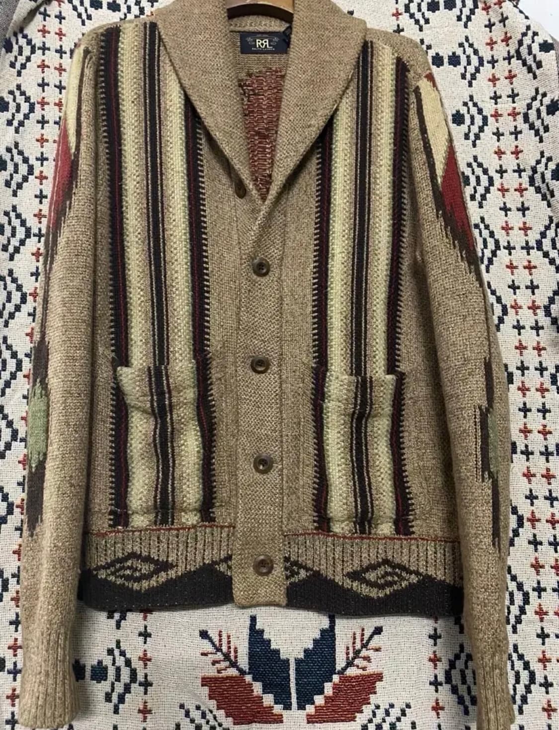 명작 Rrl 나바호 가디건 라지사이즈 황금사이즈 레어템 상품이미지1