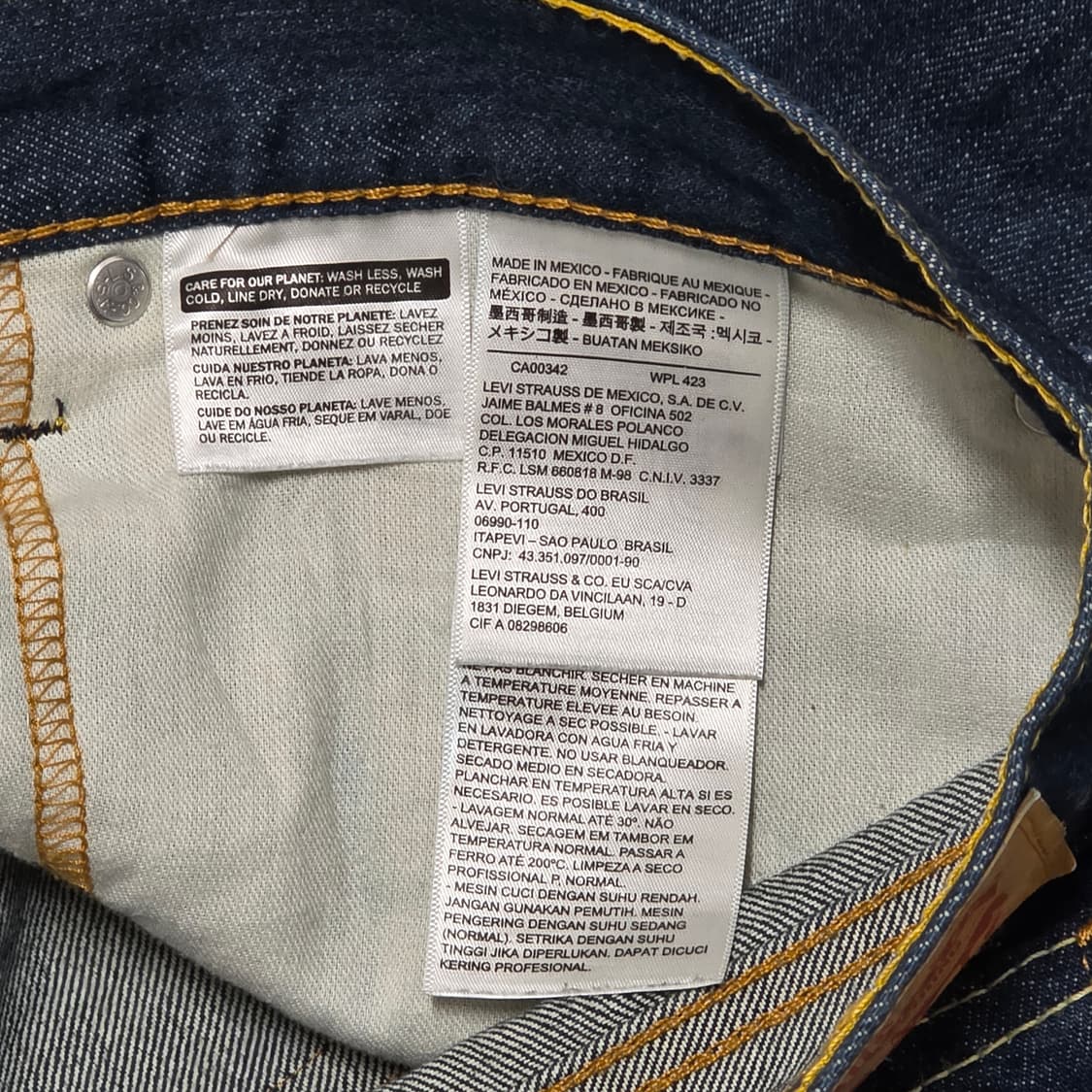 34 리바이스 508 데님 반바지 상품이미지4