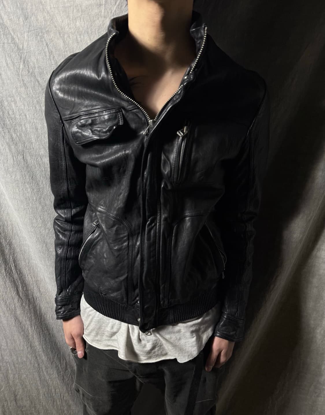 램스킨 레더자켓 상품이미지3
