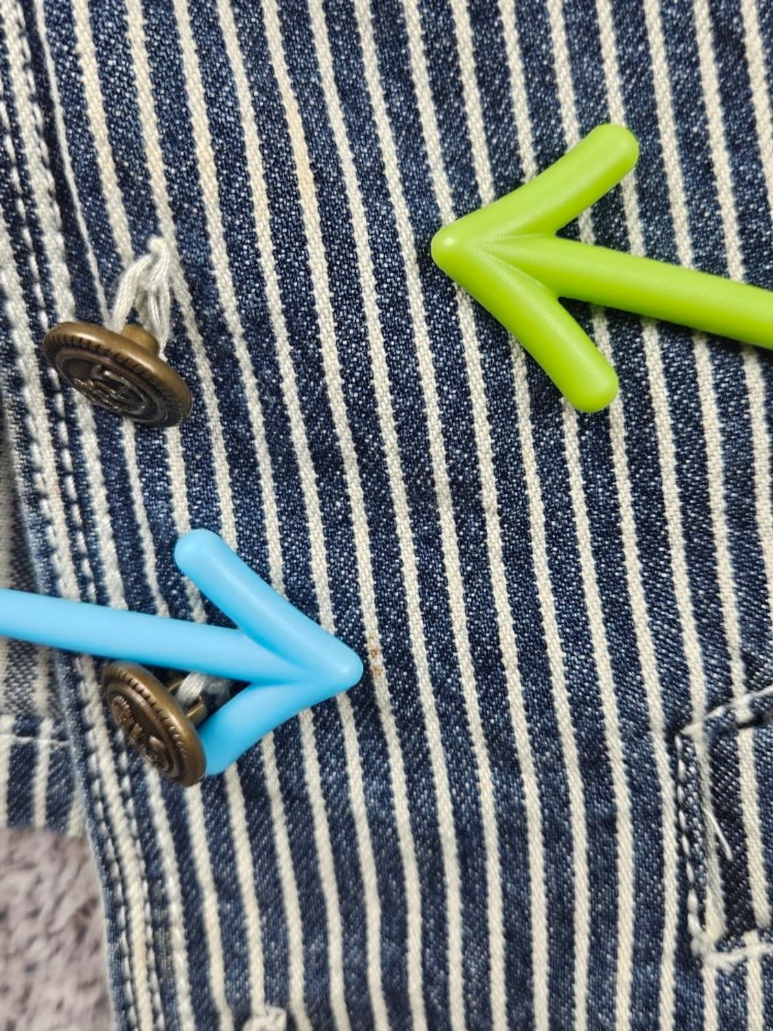 LRL 랄프 로렌 스트라이프 피스 업 코튼 베스트 ( M )/ 11097 상품이미지10