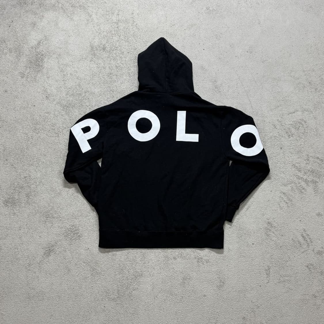 폴로 후드 블랙 상품이미지2