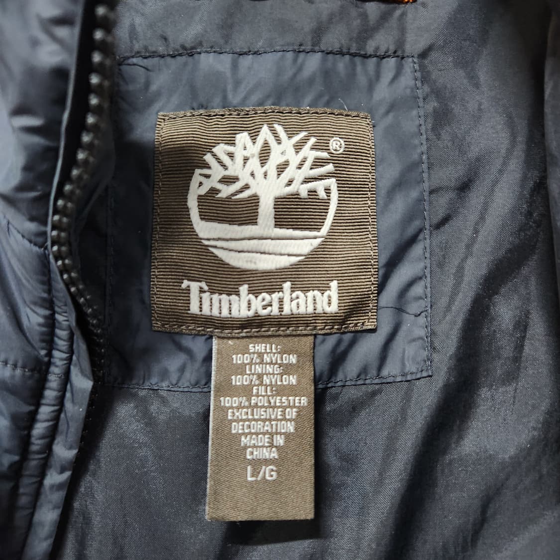 팀버랜드 네이비 경량패딩 자켓 상품이미지6