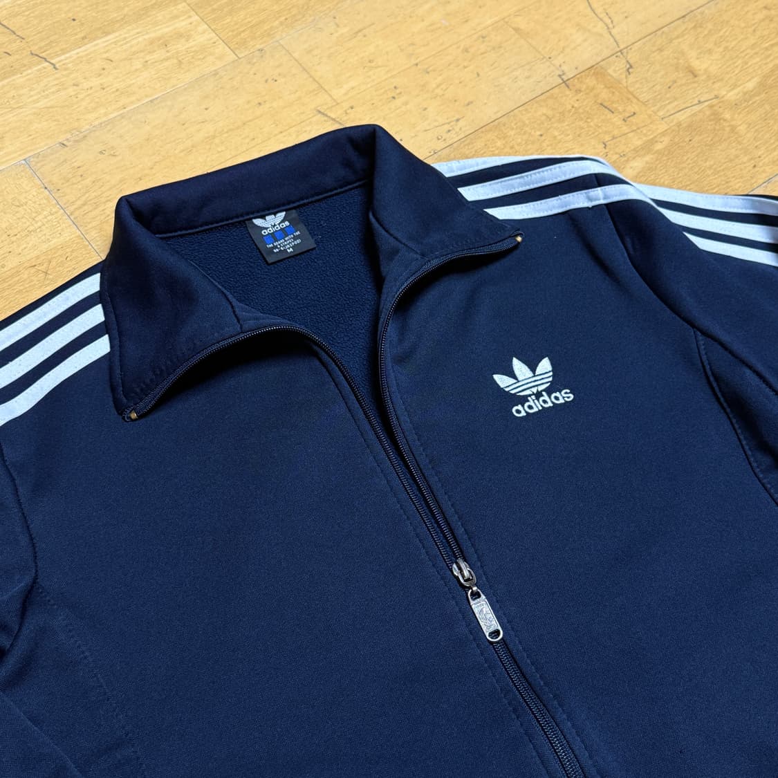 (기모)아디다스 파이어버드 네이비 트랙탑져지 M 상품이미지2