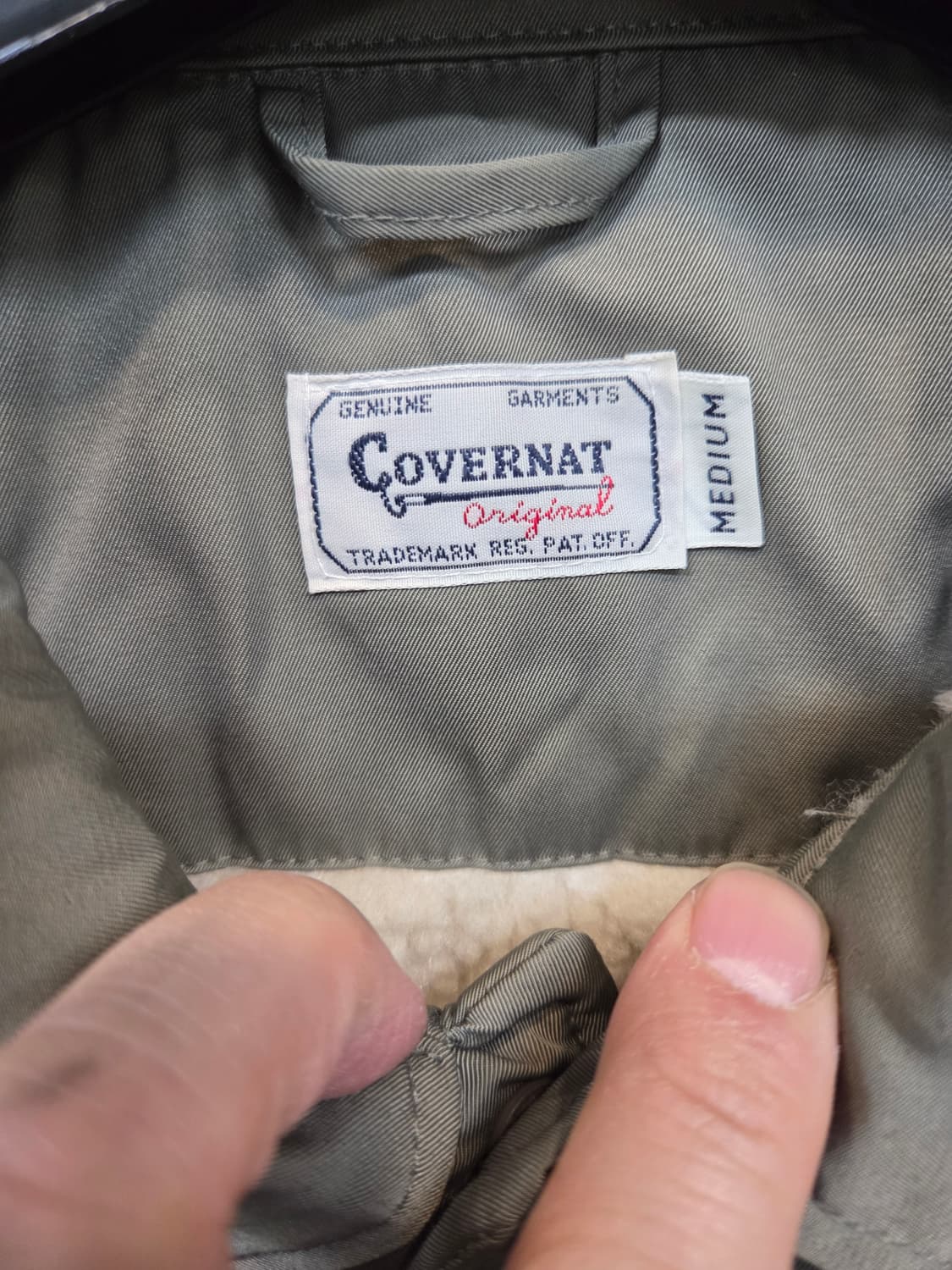 커버낫 쉐르파 코치자켓 올리브카키 m 상품이미지3