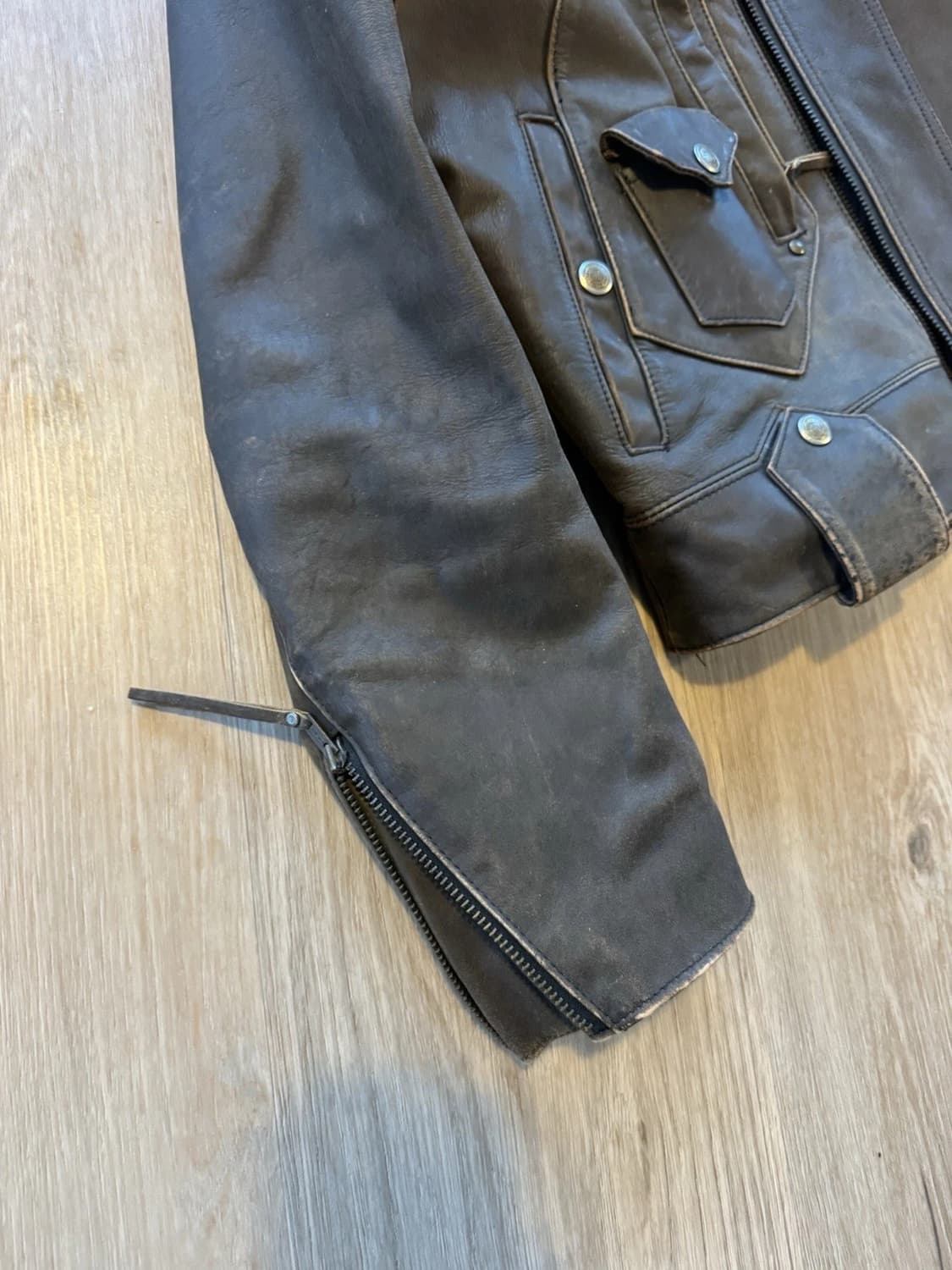 할리데이비슨 헤리티지 가죽 모터사이클 자켓 상품이미지5