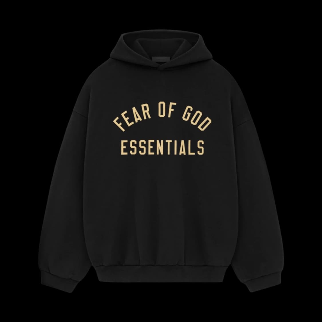 [XL]피어오브갓 에센셜 플리스 후드 블랙 상품이미지1