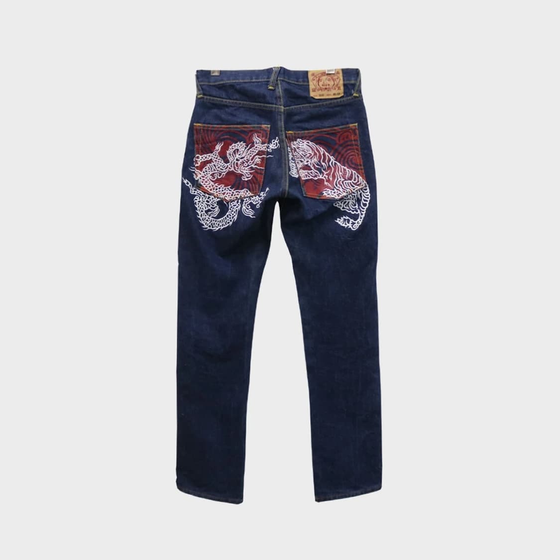 에비수 2010 자수 포인트 데님 팬츠 63195 상품이미지1