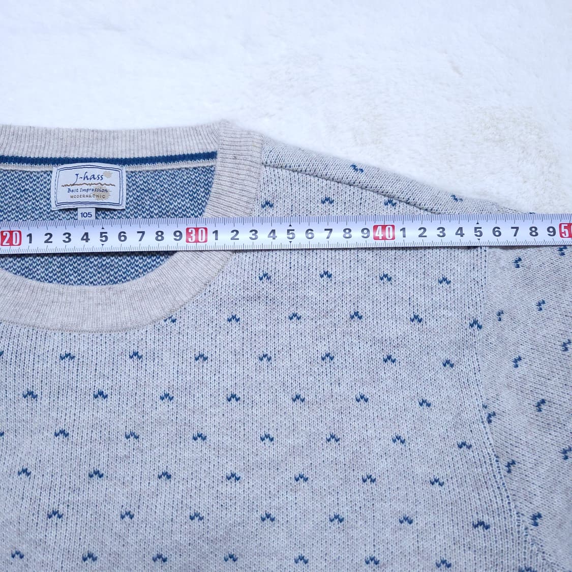 제이하스 남성 니트긴팔 105 0313 뽀샤샤 상품이미지3