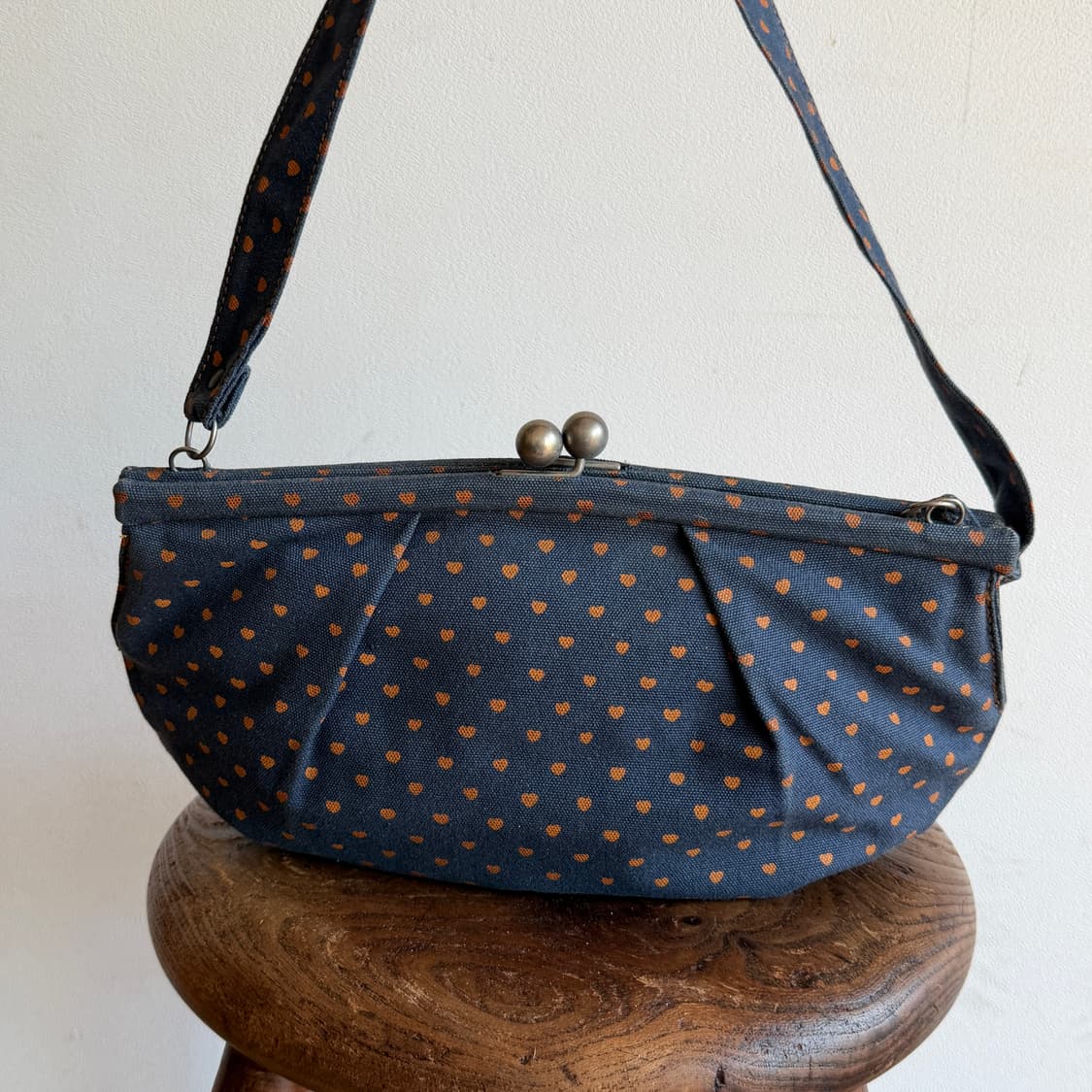 A.P.C. Navy dot campus opening bag 상품이미지5