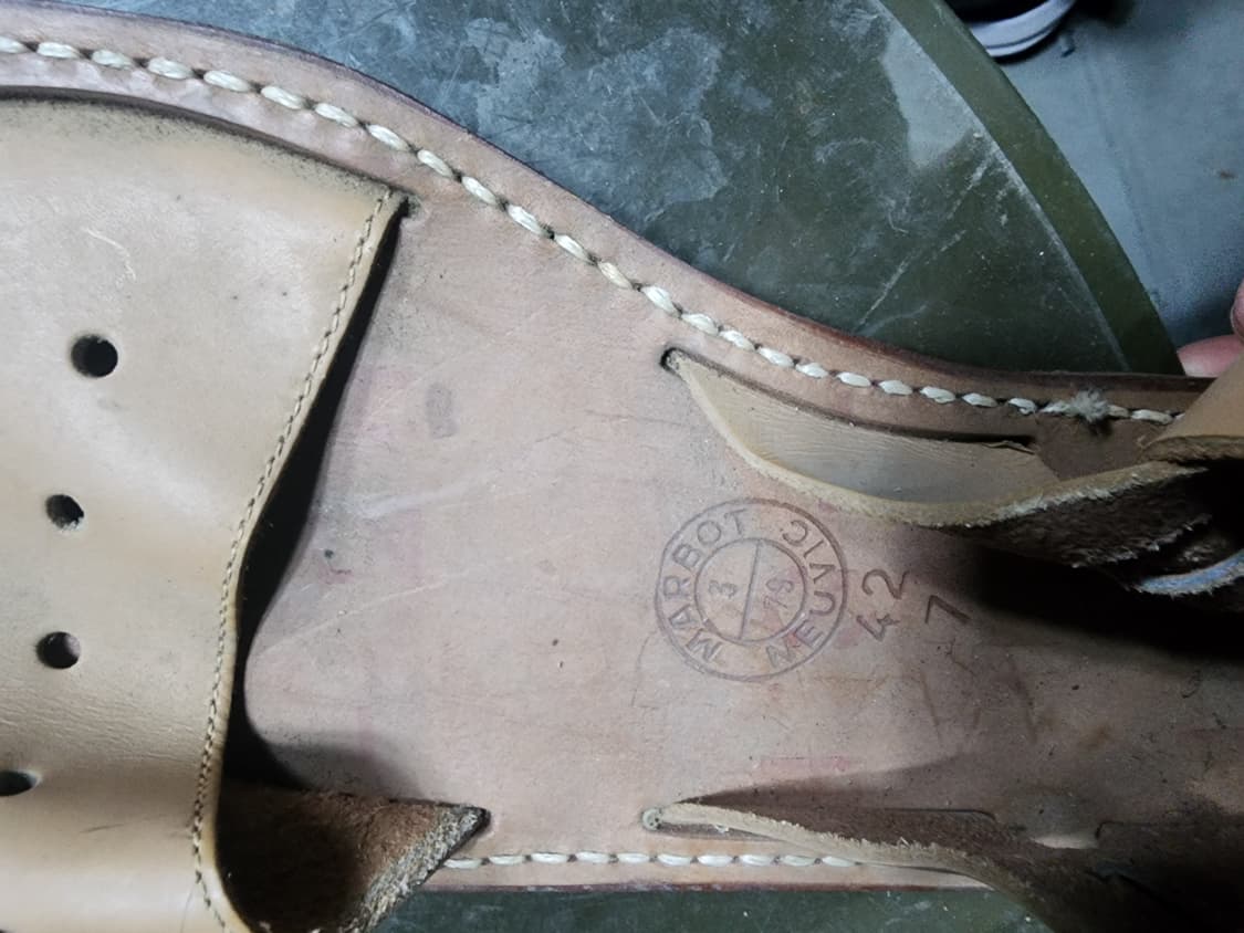 빈티지 프랑스군 샌들 상품이미지9