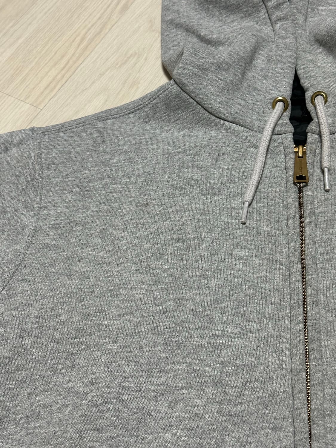 칼하트 CARHARTT 레인디펜더 누빔 써멀 후드집업 그레이 상품이미지4