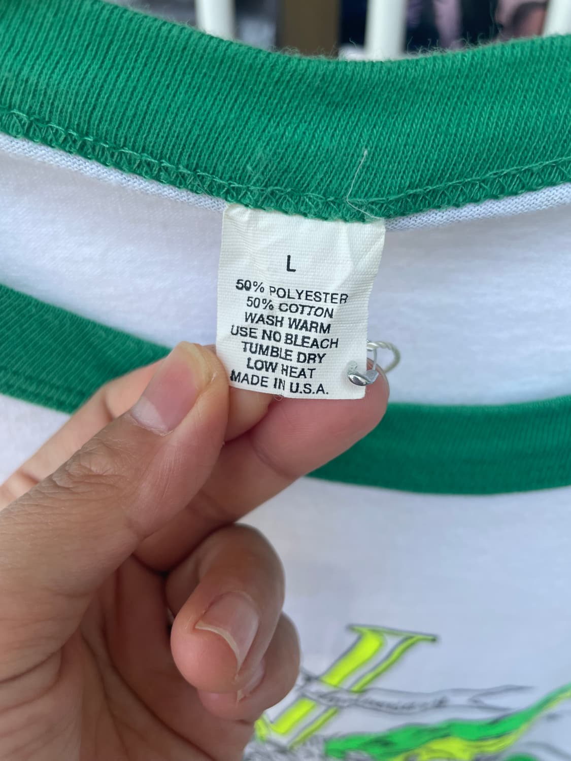 1990's USMC Marathon Ringer T-shirt  상품이미지3