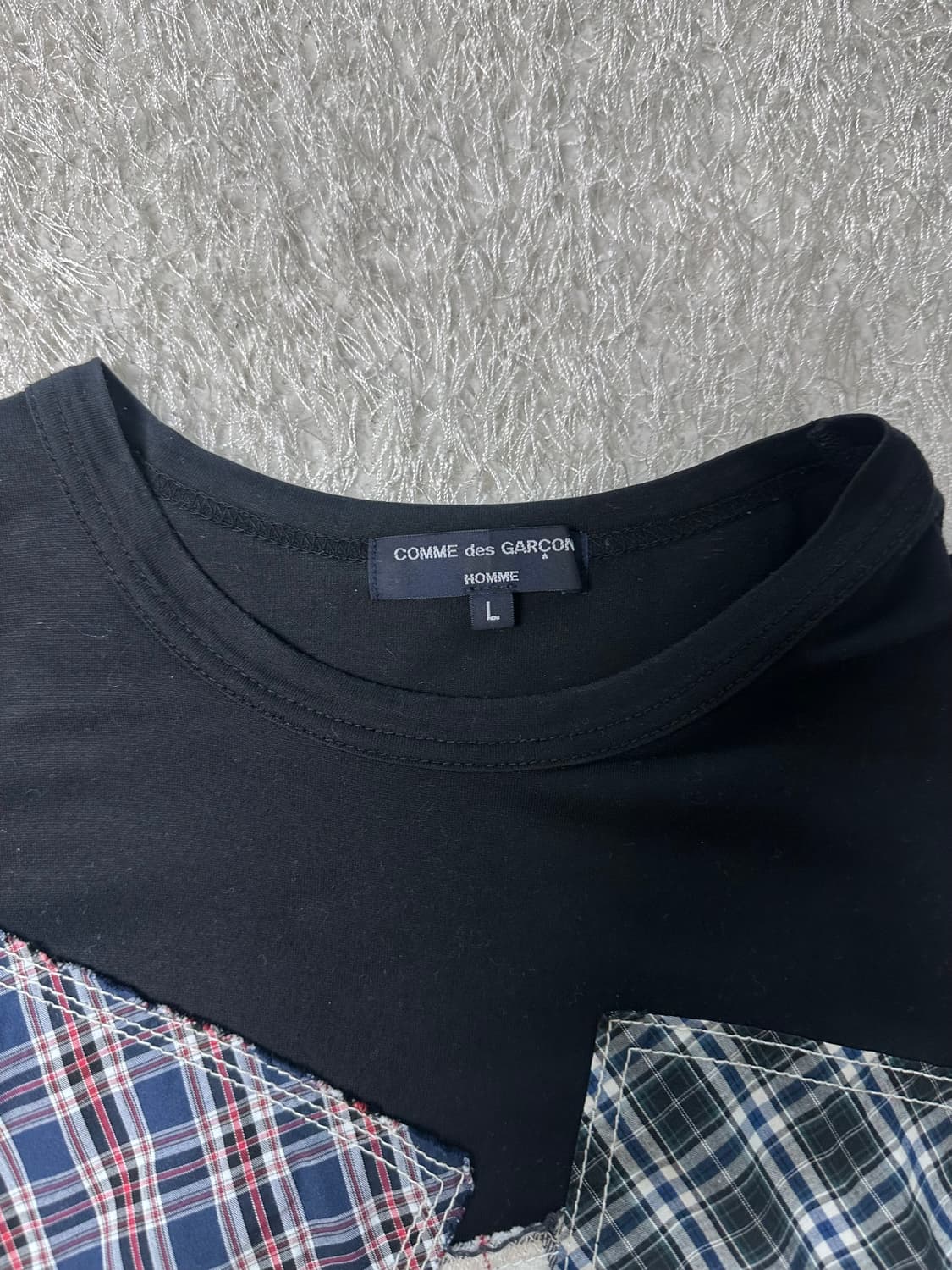 꼼데가르송 옴므 패치워크 티셔츠 상품이미지2