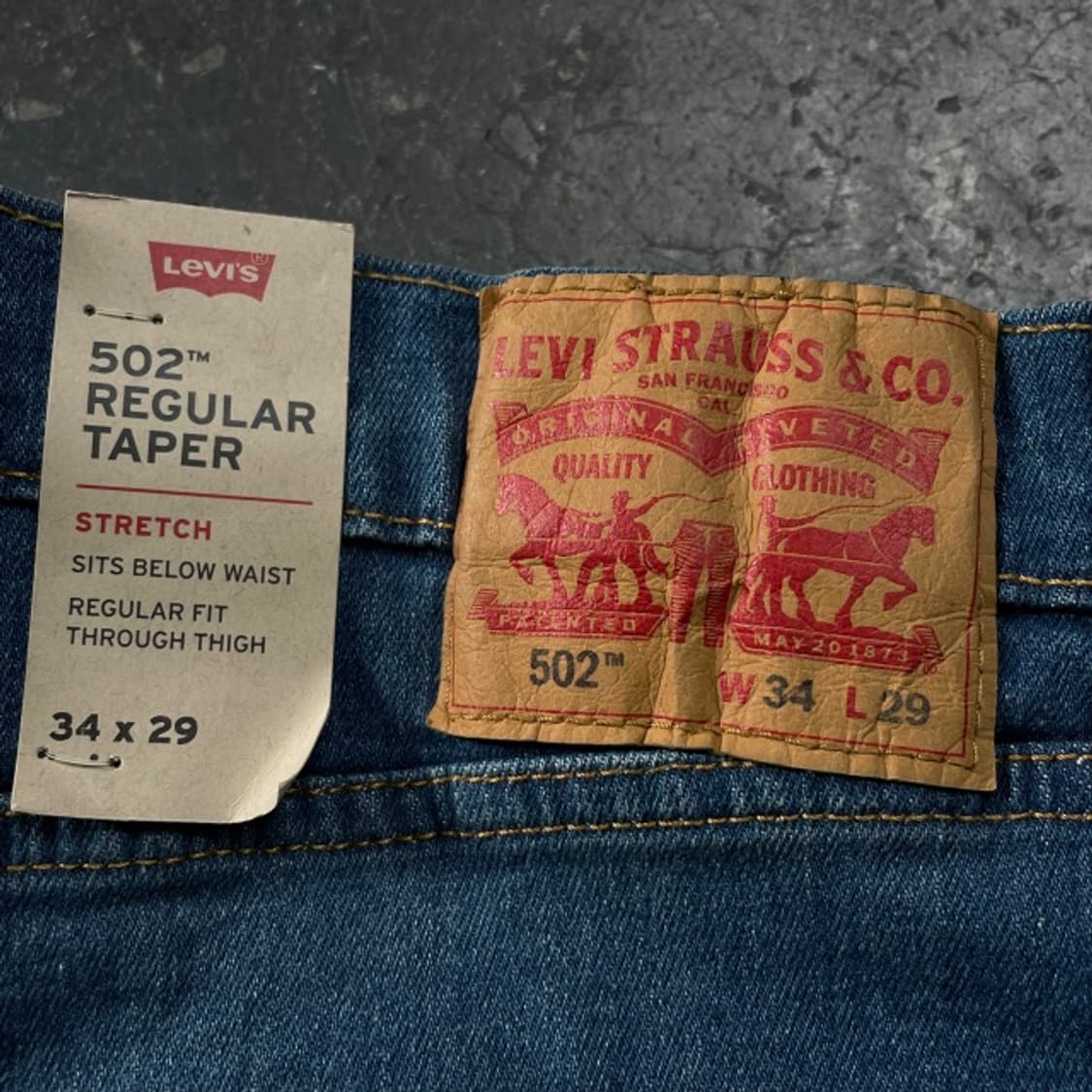 34 리바이스 502 청바지 새상품  상품이미지5