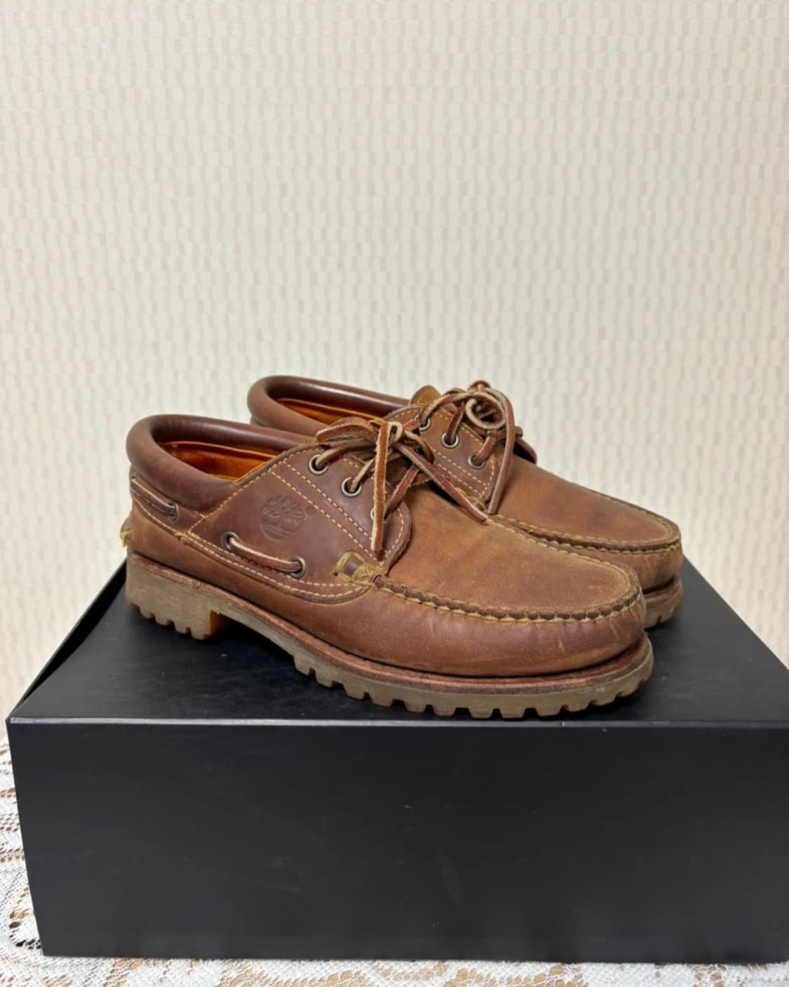팀버랜드 보트슈즈 브라운 US7 260mm 상품이미지1