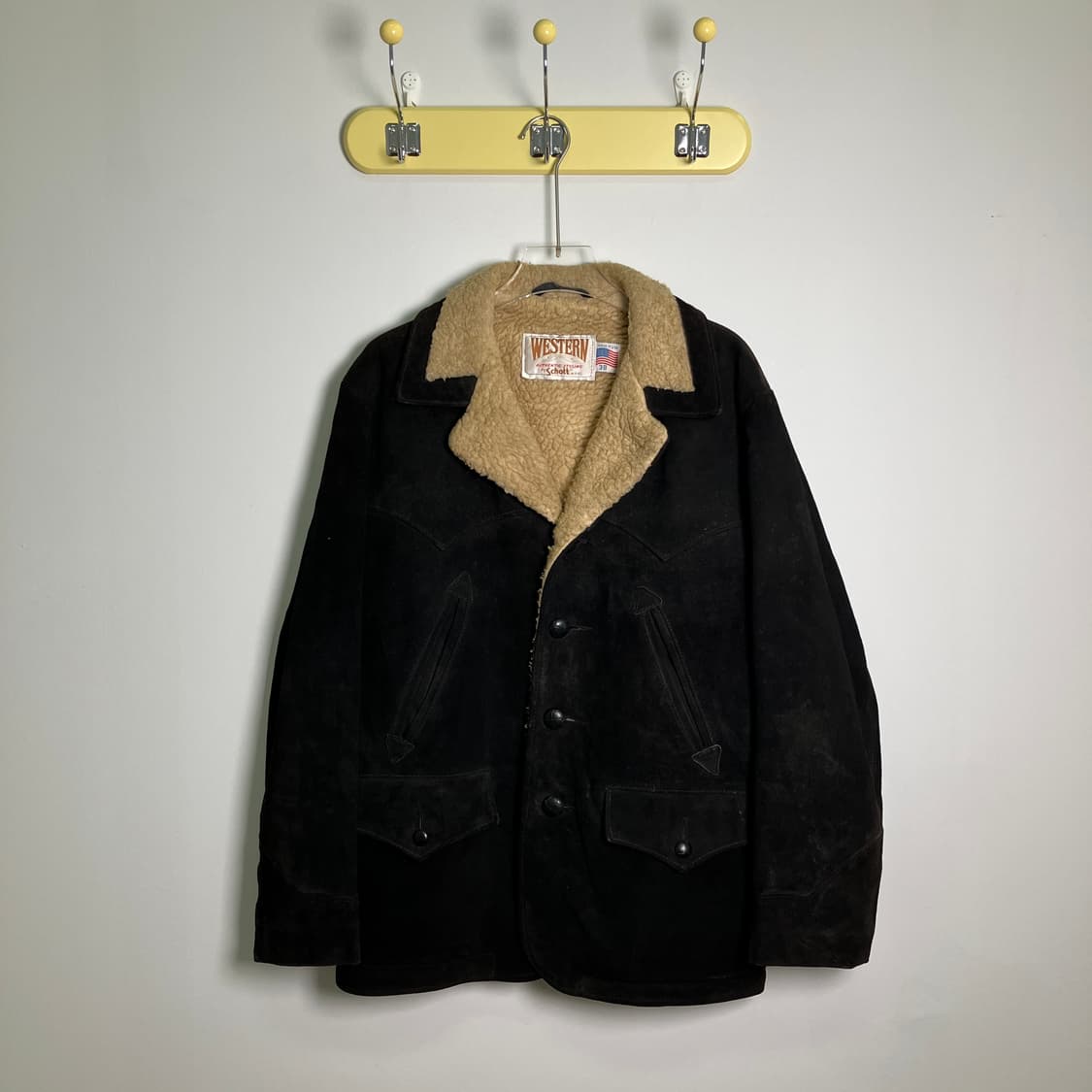 80's Schott 쇼트 웨스턴 렌처 스웨이드 자켓 38 상품이미지1