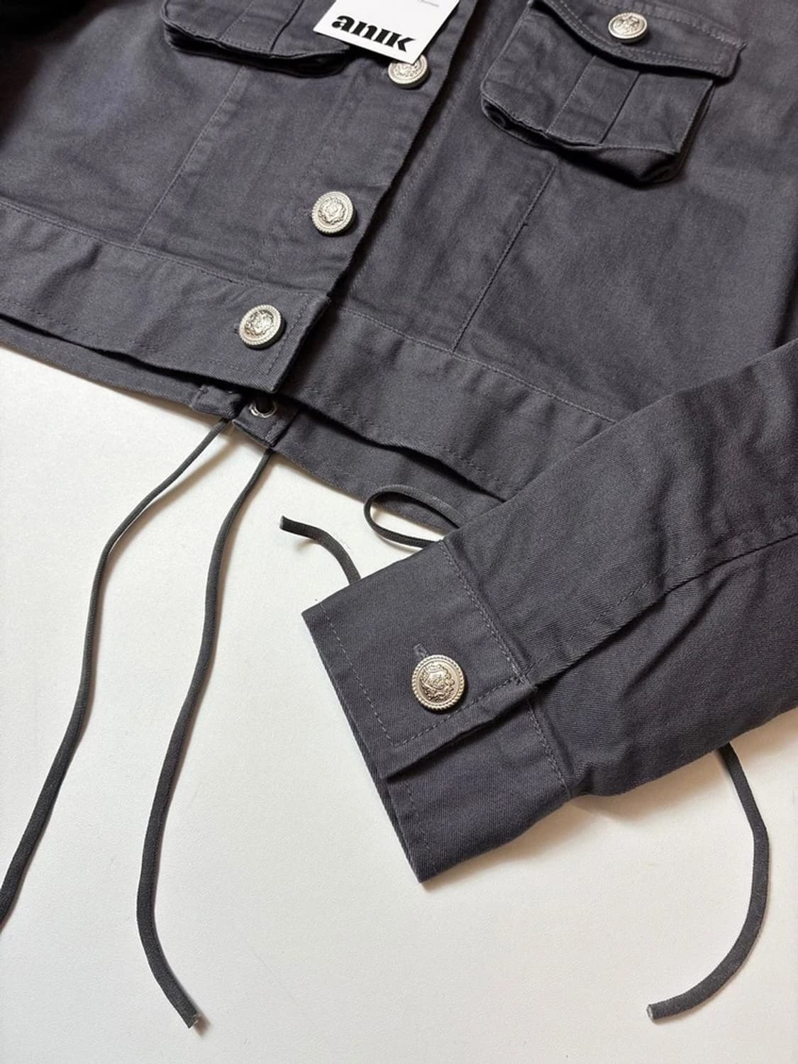 Selected 레이스업 크롭 자켓 PN8334 상품이미지4