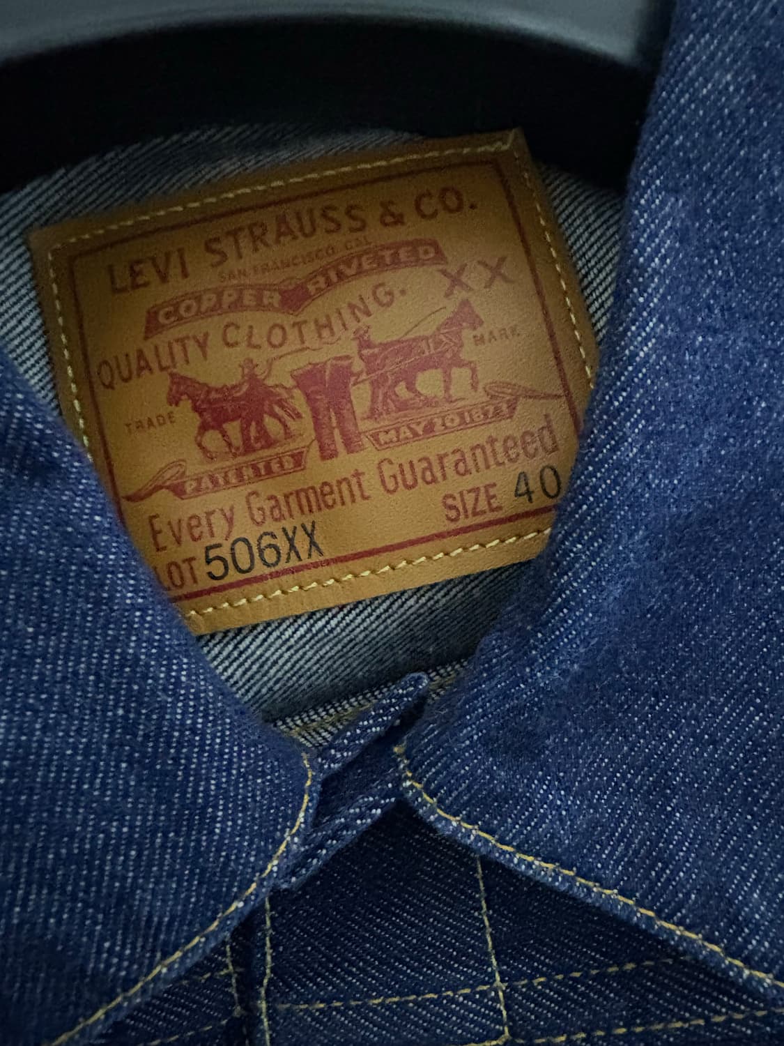 리바이스 lvc type1 자켓 40 상품이미지2