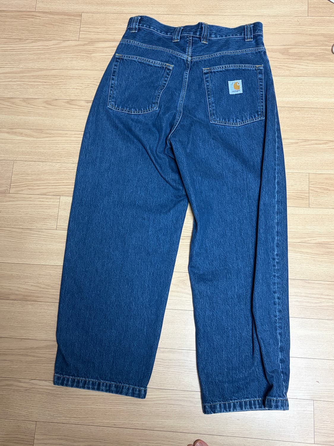 칼하트 WIP 브랜돈 팬츠 블루 스톤 워시드 s 상품이미지1