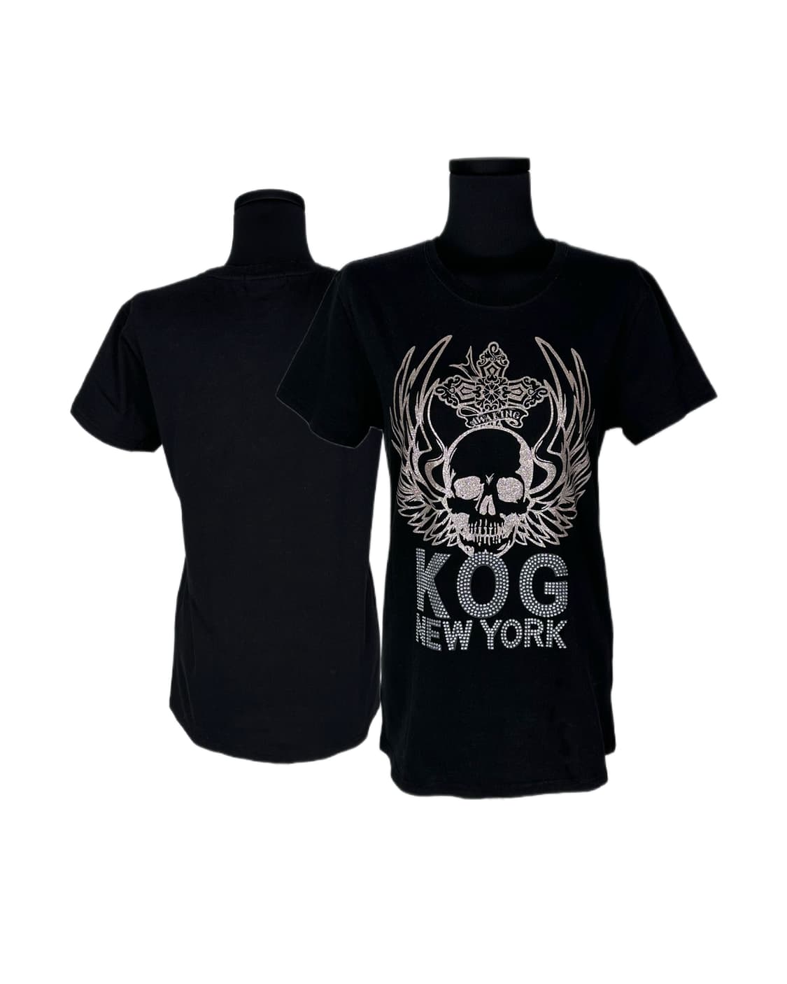 cubic logo glitter wing skull  상품이미지1