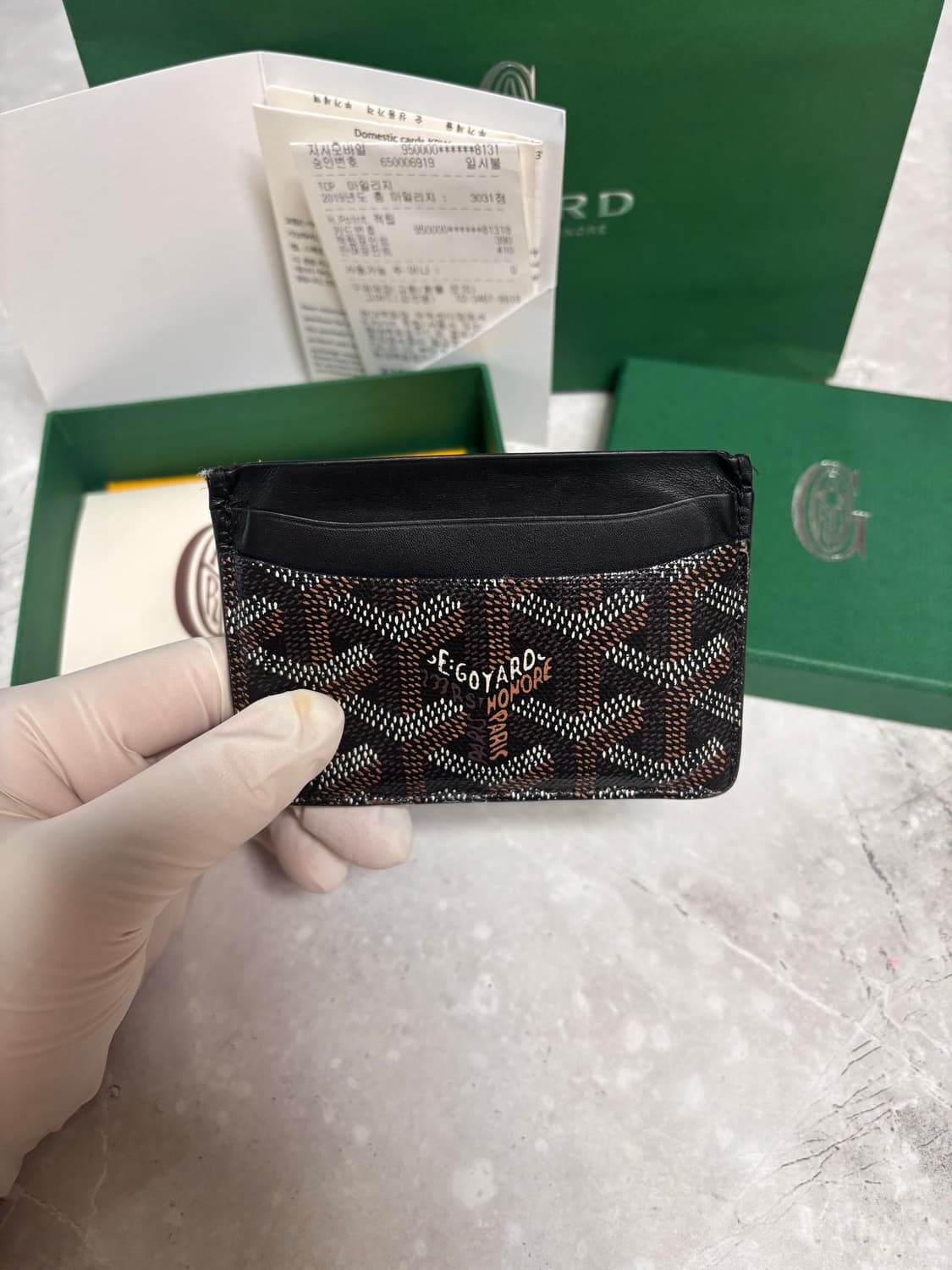 (정품) 풀구성 고야드 생쉴피스 카드지갑 상품이미지1