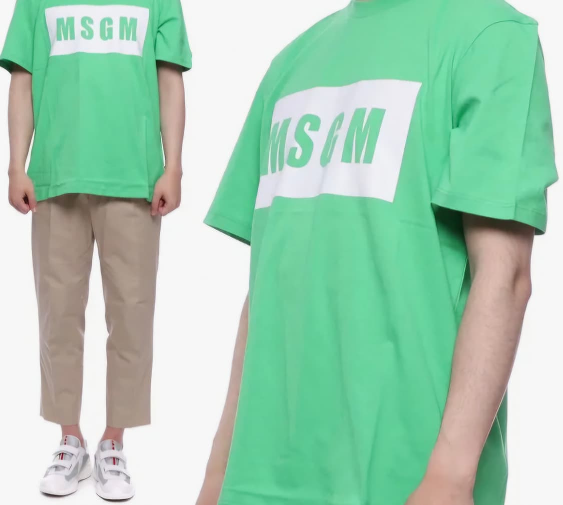 MSGM  박스 티셔츠 상품이미지1