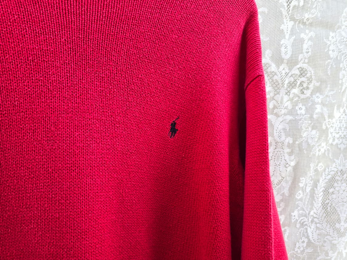 90s 폴로 스포츠 코튼 니트 상품이미지3