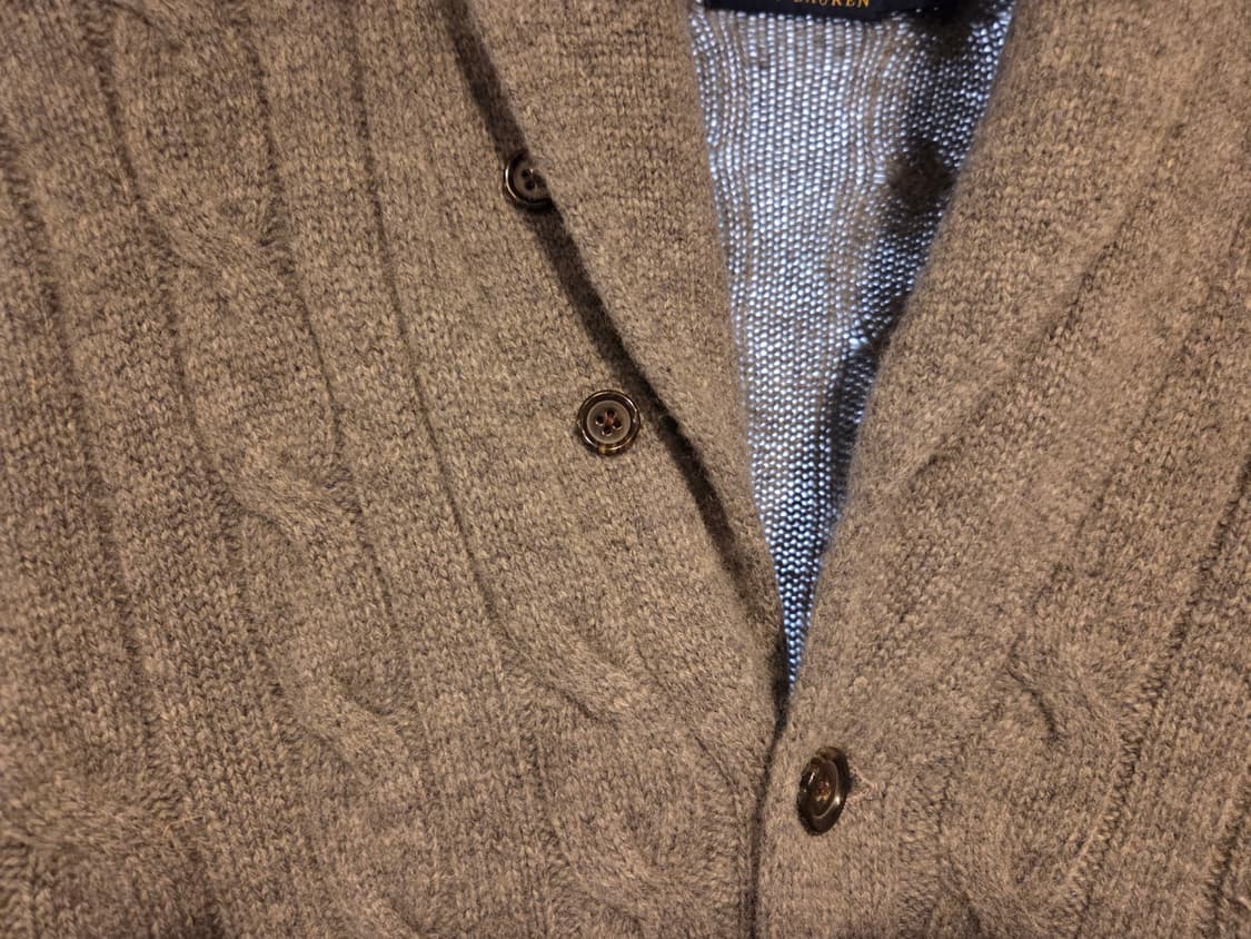 폴로랄프로렌 케이블 숄칼라디건 상품이미지3