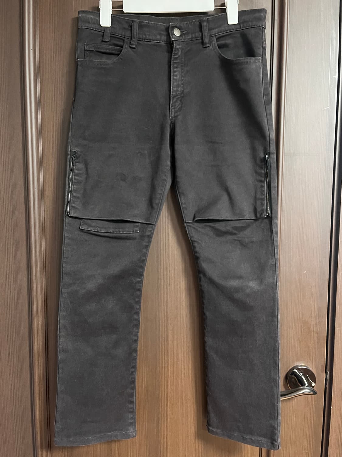 Zipper Multi-Pocket Tool Print Denim 상품이미지4