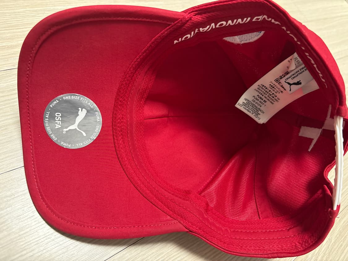 푸마 페라리 한정판 F1 스쿠데리아 레이싱 르끌레르 16번 캡모자 상품이미지2