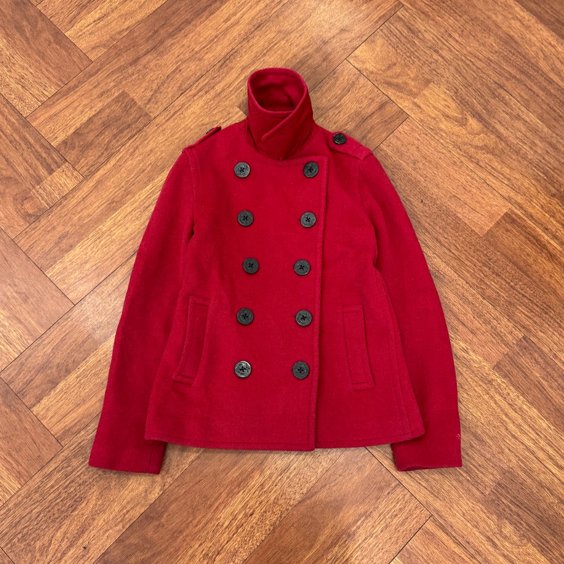 여성용 S 폴로 랄프로렌 폴로진스 모직 피코트 자켓  상품이미지3