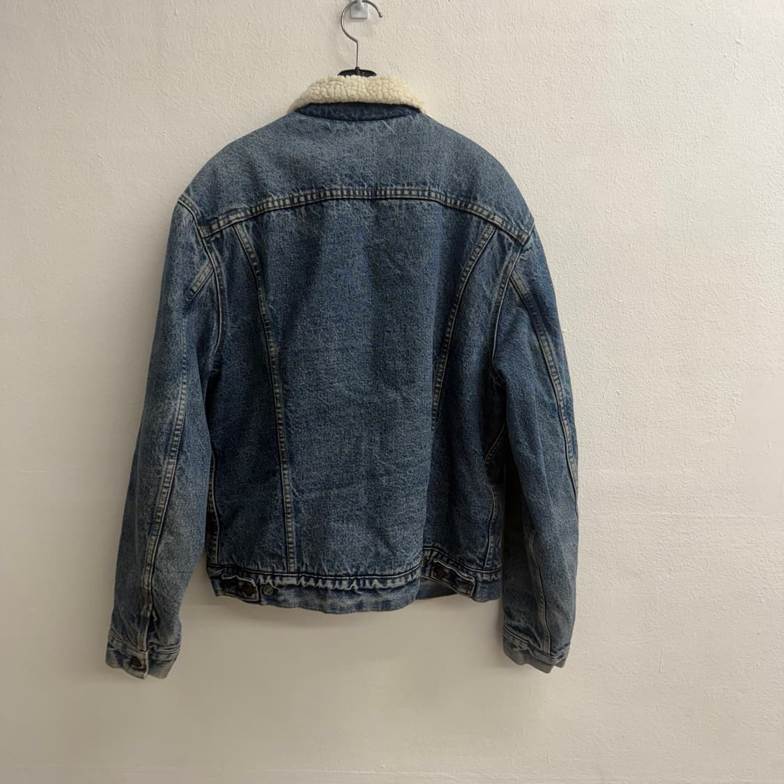 80s 리바이스 USA 쉐르파 트러커 데님 자켓L (42) 상품이미지3
