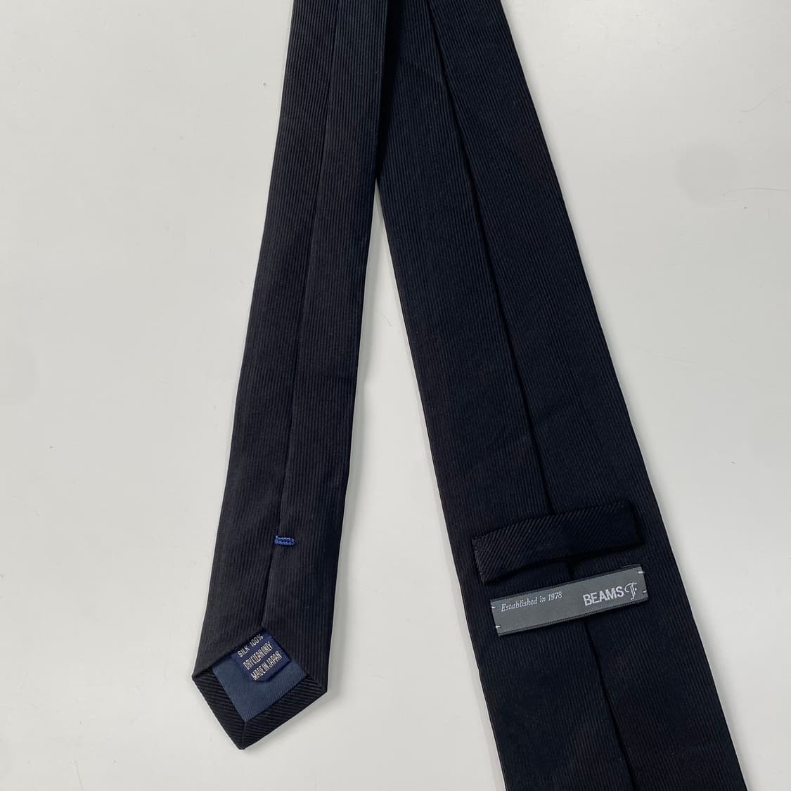 빔즈에프(BEAMS F) 블랙 정품 명품넥타이 상품이미지5