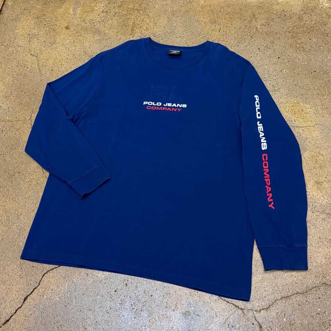 새상품급 90s 미국 빈티지 폴로랄프로렌 폴로진 롱슬리브 긴팔티  상품이미지2