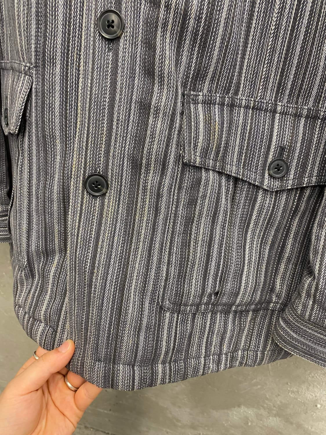 [4L] Posh boy 포쉬보이 재팬 스트라이프 웨스턴 자켓 상품이미지3