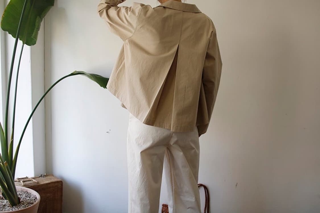 본빠옹 블랙 루즈핏 코튼 자켓 상품이미지3