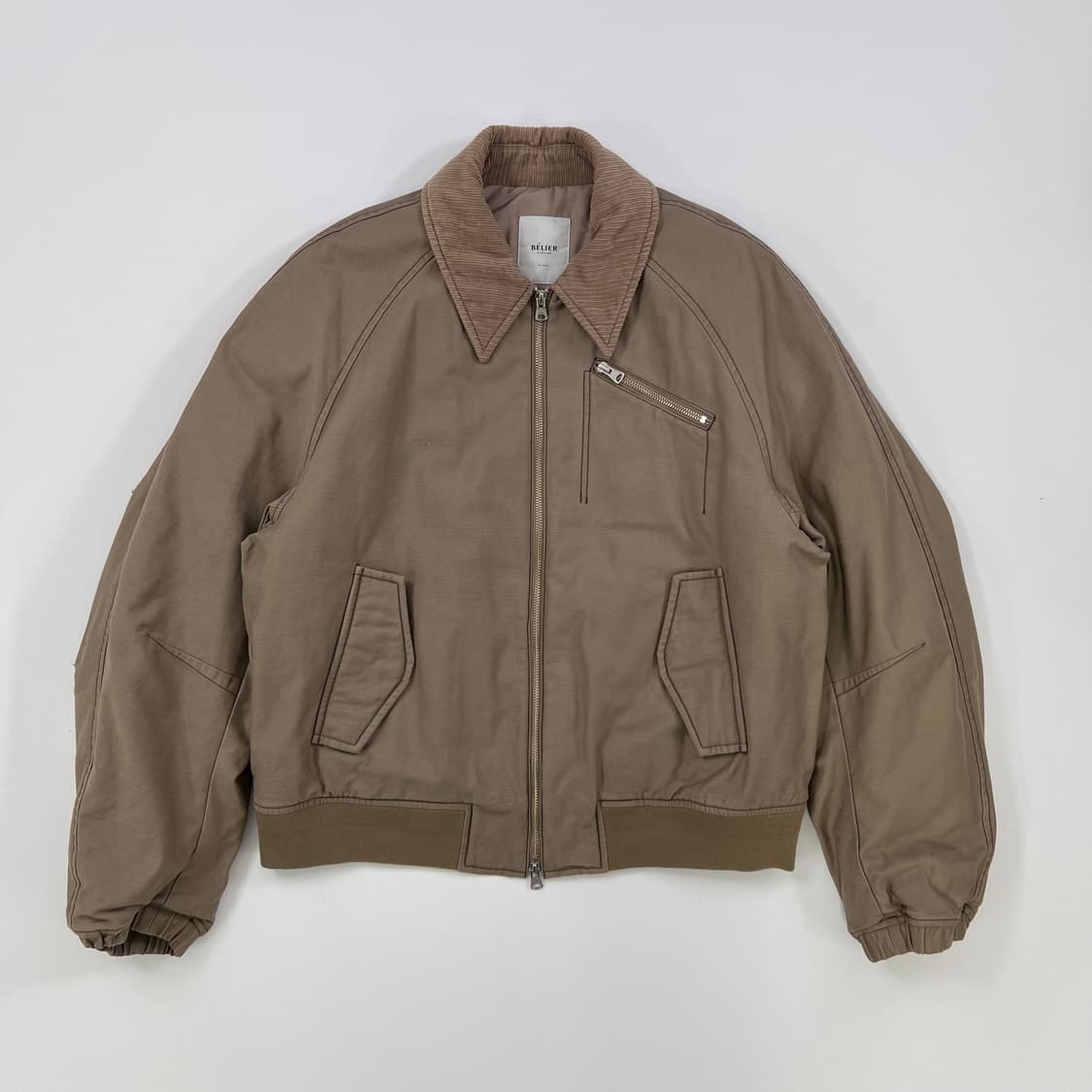 벨리에 아뜰리에 코듀로이 카라 봄버 자켓 상품이미지1