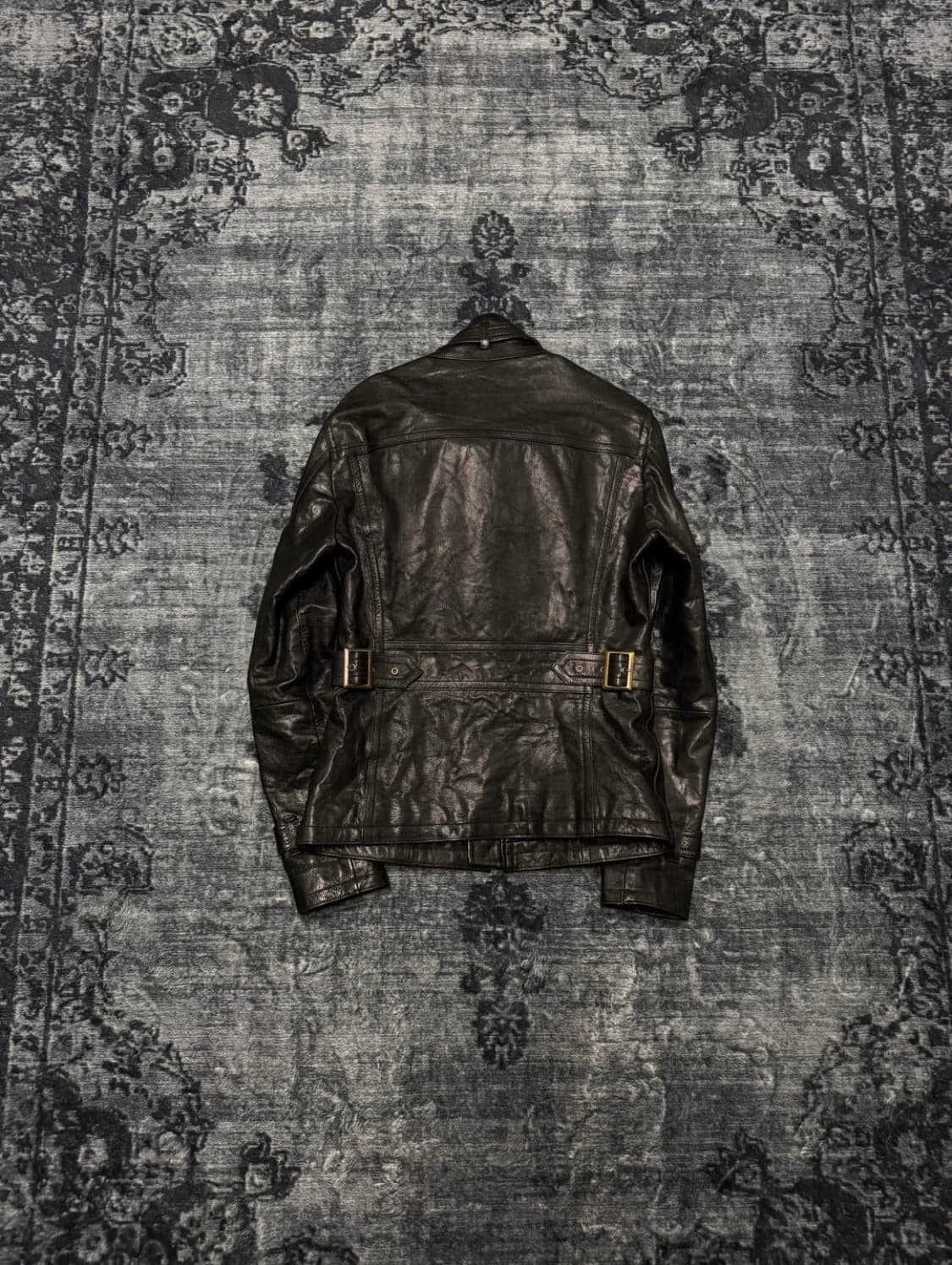 Tornado Mart Goat Skin Leather Jacket 상품이미지4