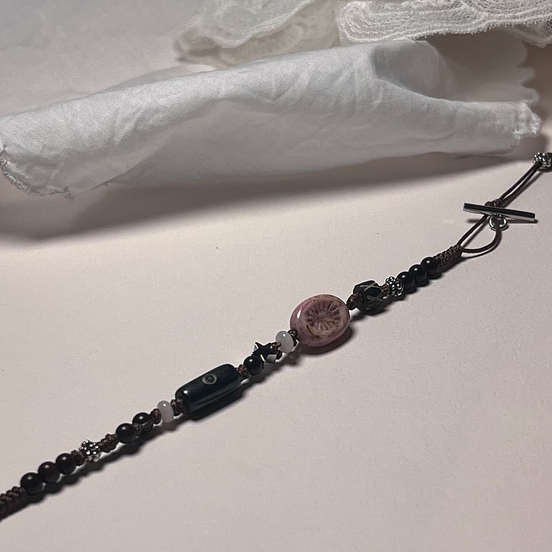 pink&brown 보호 팔찌 상품이미지2