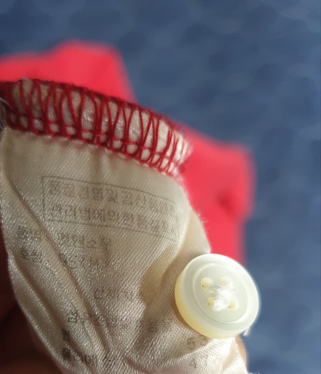 (빈티지) 캘러웨이 골프 우먼 컷앤소우 버튼업 반팔 카라 레드(M) 상품이미지5