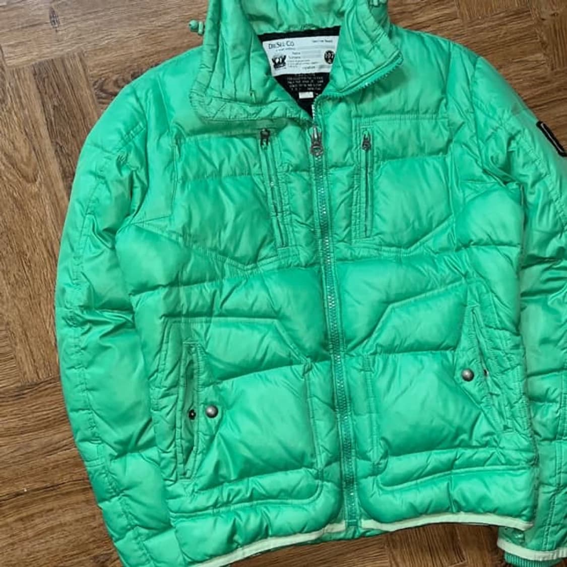 디젤 그린패딩 s 상품이미지1