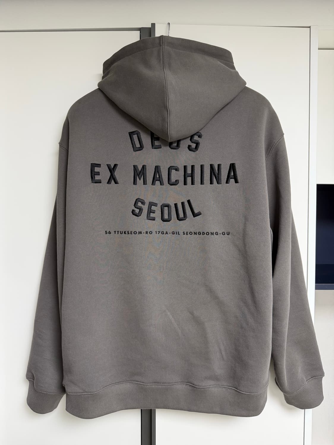 [XL] 데우스 후드집업 차콜 상품이미지3