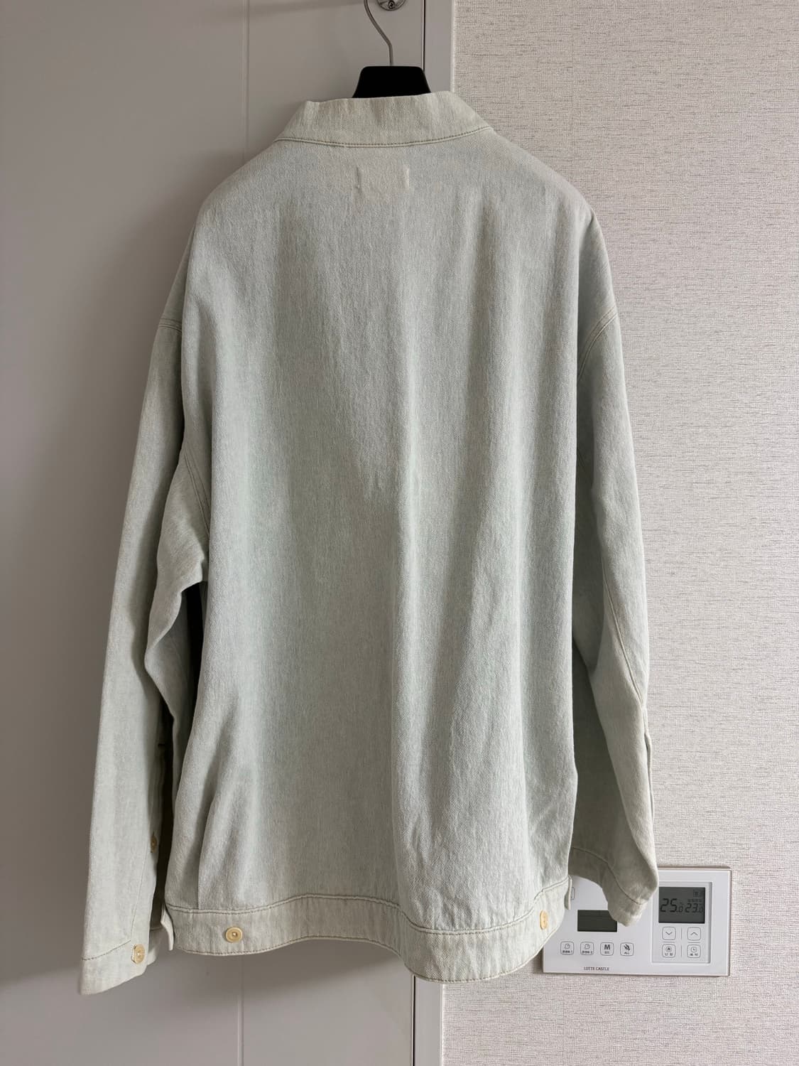 르메르 데님 탑 페일 그레이 L 상품이미지4