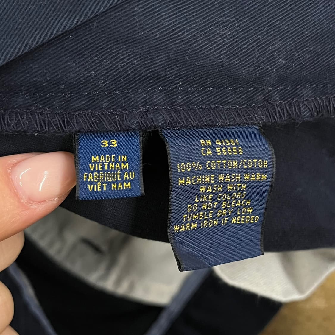 [정품/33] 폴로 랄프로렌 네이비 반바지 b19 상품이미지5