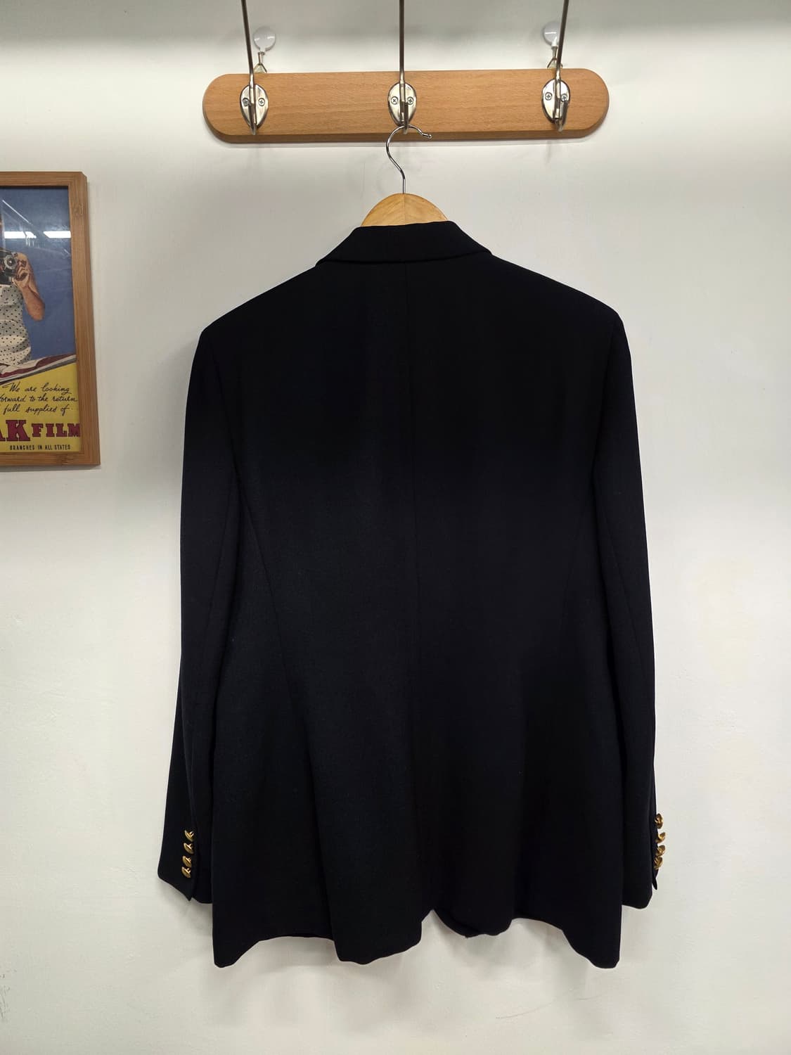 [10]90s 빈티지 랄프로렌 금장 블레이져 MADE IN USA 상품이미지6